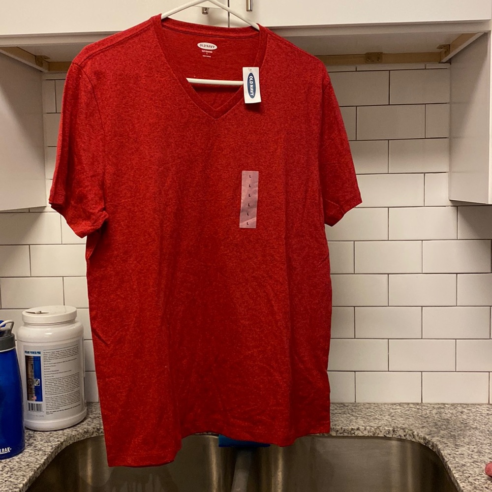 NWT Old Navy Red Short Sleeve Shirt